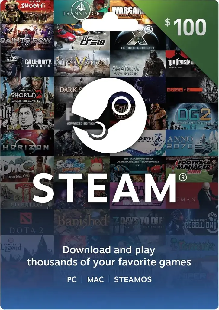 Steam Cüzdan Kodu 10 USD